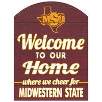 Midwestern State Mustangs 16'' x 22'' Indoor/Outdoor Marquee Sign