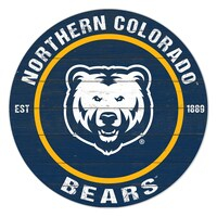 Northern Colorado Bears 20" Indoor/Outdoor Team Color Circle Sign