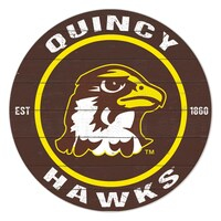 Quincy Hawks 20" Indoor/Outdoor Team Color Circle Sign