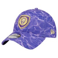 Men's New Era Purple Orlando City SC Flow 9TWENTY Adjustable Hat