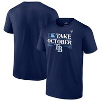 Men's Fanatics Branded Navy Tampa Bay Rays 2023 Postseason Locker Room Big & Tall T-Shirt