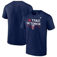 Men's Fanatics Branded Navy Minnesota Twins 2023 Postseason Locker Room Big & Tall T-Shirt