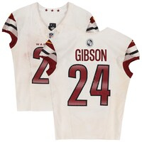 Antonio Gibson Washington Commanders Game-Used #24 White Jersey vs. Arizona Cardinals on September 10, 2023