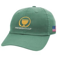 Unisex Ahead  Green 2024 Presidents Cup Team USA Shawmut Adjustable Hat