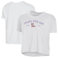 Women's Alternative Apparel  White Prairie View A&M Panthers Retro Jersey Headliner Cropped T-Shirt