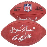 Daniel Jones & Saquon Barkley New York Giants Dual-Signed Duke Full Color Football
