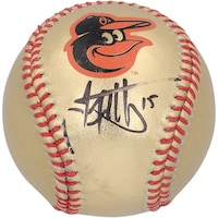 Jack Flaherty Baltimore Orioles Autographed Gold Baseball