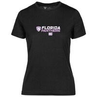 Women's Levelwear Black Florida Panthers Hockey Fights Cancer Maddox Chase T-Shirt