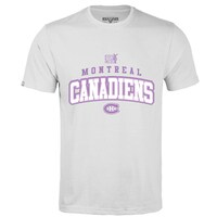Men's Levelwear White Montreal Canadiens Hockey Fights Cancer Richmond T-Shirt
