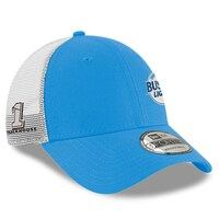 Men's New Era  Blue Ross Chastain Busch Light 9FORTY Trucker Adjustable Hat