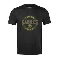 Men's Levelwear Black Buffalo Sabres Richmond Delta T-Shirt