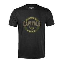 Men's Levelwear Black Washington Capitals Richmond Delta T-Shirt