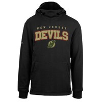 Men's Levelwear Black New Jersey Devils Arch Delta Shift Pullover Hoodie