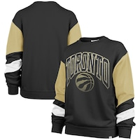 Women's '47 Black Toronto Raptors 2023/24 City Edition Nova Crew Sweatshirt