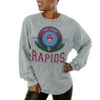 Women's Gameday Couture  Gray Colorado Rapids Oversized Long Sleeve T-Shirt