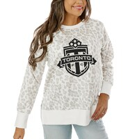 Women's Gameday Couture  Cream Toronto FC French Terry Side-Slit Sweatshirt