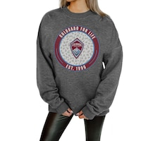 Women's Gameday Couture  Charcoal Colorado Rapids Fleece Pullover Sweatshirt