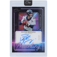 Peyton Manning Denver Broncos Autographed 2022 Panini One Jersey Number #195 #18/20 Card