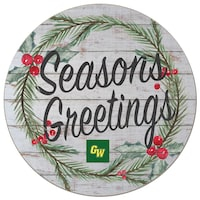 Golden West College 20'' x 20'' Season's Greetings Circle