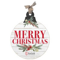 Fairfield Stags 20'' x 24'' Merry Christmas Ornament Sign