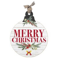 Virginia Military Institute Keydets 20'' x 24'' Merry Christmas Ornament Sign