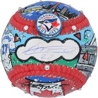Vladimir Guerrero Jr. Toronto Blue Jays Autographed Baseball - Art by Charles Fazzino - XP14012966
