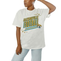 Women's Gameday Couture  White Jacksonville Jaguars  Coming In Hot T-Shirt