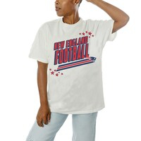 Women's Gameday Couture  White New England Patriots  Coming In Hot T-Shirt