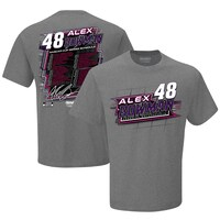 Men's Hendrick Motorsports Team Collection  Gray Alex Bowman 2024 NASCAR Cup Series Schedule T-Shirt
