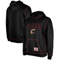 Men's New Era Black Cleveland Cavaliers 2023/24 City Edition Satin Stitch Elite Pack Pullover Hoodie