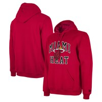 Unisex New Era  Red Miami Heat 2023/24 Season Tip-Off Edition Pullover Hoodie