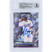Mookie Betts Los Angeles Dodgers Autographed 2023 Topps Now Purple #ASG-MB #/25 Beckett Fanatics Witnessed Authenticated Card
