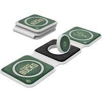 Keyscaper Milwaukee Bucks 3-in-1 Foldable Charger