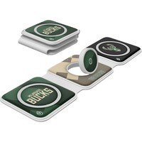 Keyscaper Milwaukee Bucks Personalized 3-in-1 Foldable Charger