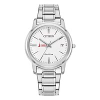 Women's Citizen Watch  Silver St. John Fisher Cardinals Eco-Drive White Dial Stainless Steel Watch