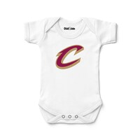 Newborn & Infant Chad & Jake  White Cleveland Cavaliers Logo Bodysuit