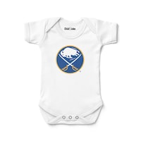 Newborn & Infant Chad & Jake White Buffalo Sabres Logo Bodysuit