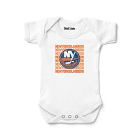 Newborn & Infant Chad & Jake White New York Islanders Retro Bodysuit