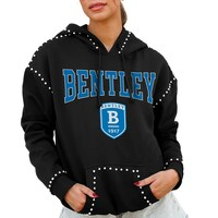 Women's Gameday Couture  Black Bentley Falcons Studded Pullover Hoodie
