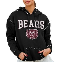 Women's Gameday Couture  Black Missouri State University Bears Studded Pullover Hoodie