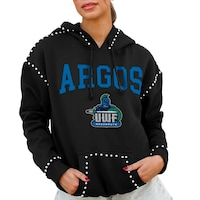 Women's Gameday Couture  Black West Florida Argonauts Studded Pullover Hoodie
