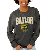 Women's Gameday Couture  Charcoal Baylor Bears Everyday Long Sleeve T-Shirt