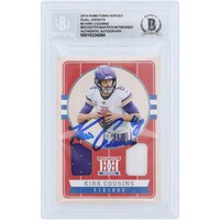 Kirk Cousins Minnesota Vikings Autographed 2019 Panini Hometown Heroes Relic #HH-5 #/199 Beckett Fanatics Witnessed Authenticated 10 Card
