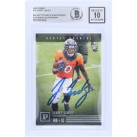 Jerry Jeudy Denver Broncos Autographed 2020 Panini Chronicles #PA-15 Beckett Fanatics Witnessed Authenticated 10 Rookie Card