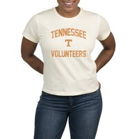 Women's Uscape Apparel Cream Tennessee Volunteers High Waisted T-Shirt