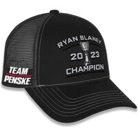 Men's Team Penske  Black Ryan Blaney 2023 NASCAR Cup Series Champion Tonal Adjustable Hat