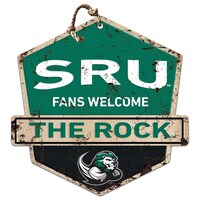 Slippery Rock Pride 20" x 20" Fans Welcome Sign