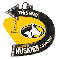 Michigan Tech Huskies Arrow Sign