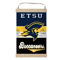 ETSU Buccaneers Reversible Retro Logo Banner Sign