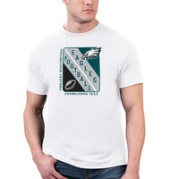 Men's Starter  White Philadelphia Eagles Shield Graphic T-Shirt